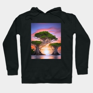 Surreal Banyan Sunset Hoodie